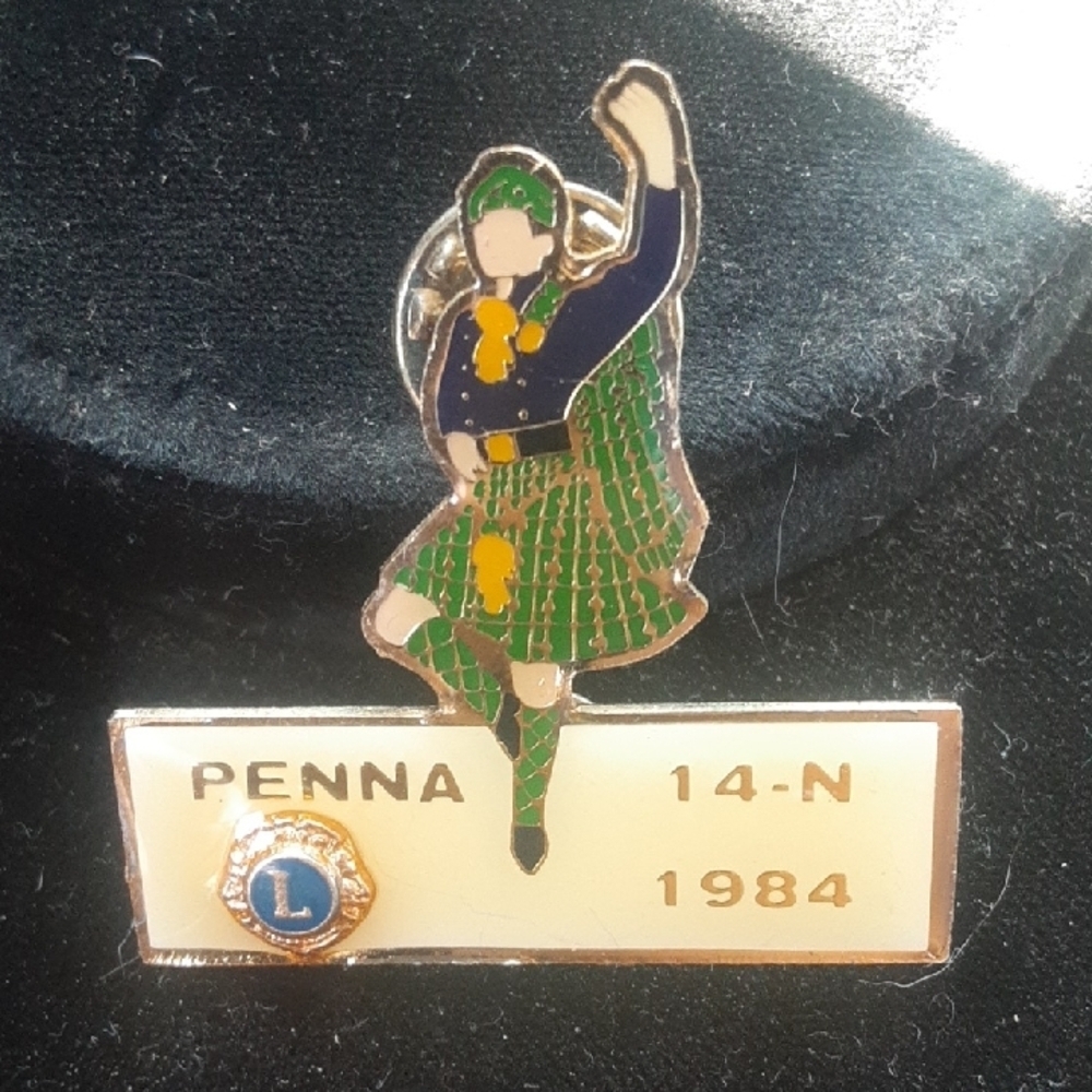 Vintage Penna 14-N 1984 Pin, Loins Club